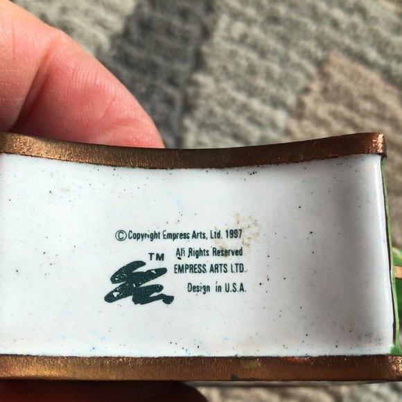 Enameled decorative teapot - Picture 4 of 4